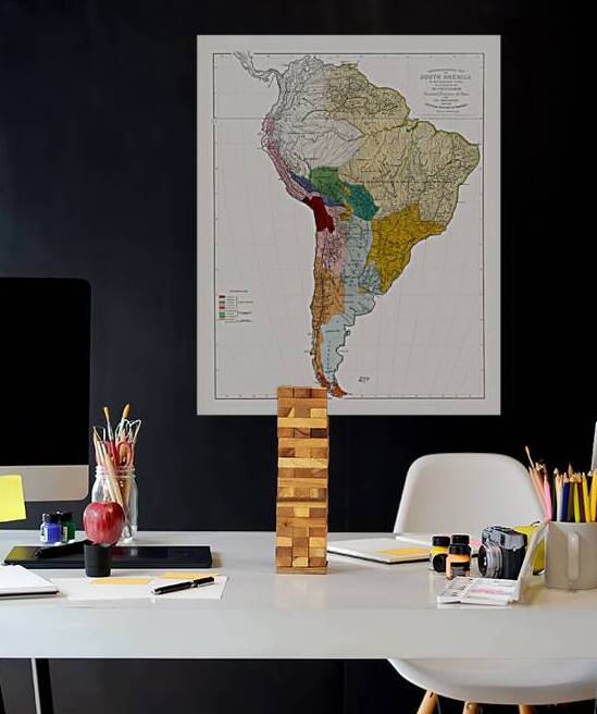 1861 Ethnographic Map of South America – Depicting Indigenous Territories Language Groups and Cultural Regions Reflecting 19th-Century Anthropological Knowledge and Geographic Understanding of the Continent’s Diversity by History In Your Home