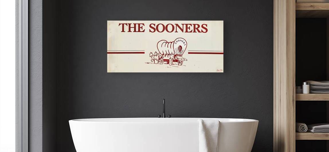 1943 Oklahoma Sooners Wall Art by Row One Brand