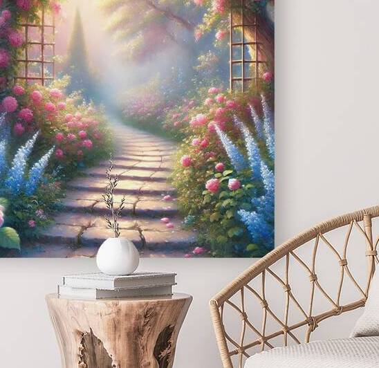 Rose Garden Wall Ar by GloriaDesigner
