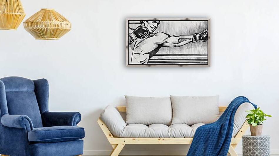 1986 boxing art by Row One Brand