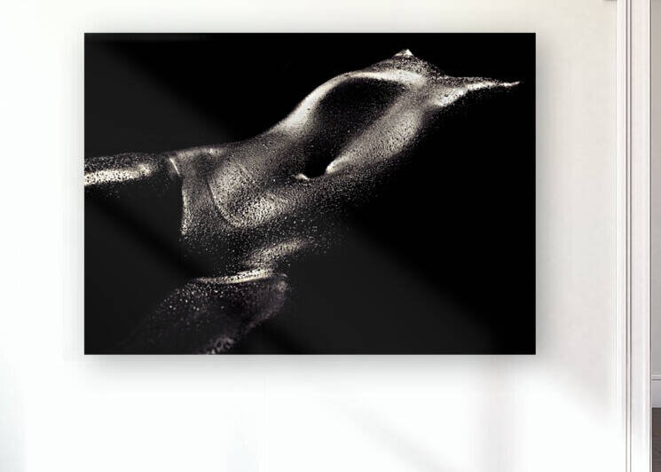 Woman wet bodyscape 2 by Johan Swanepoel