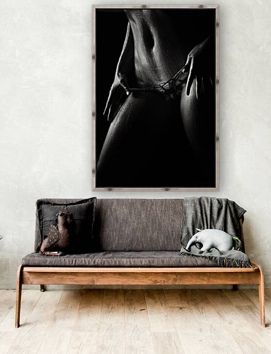 Woman in pantie closeup 1 by Johan Swanepoel