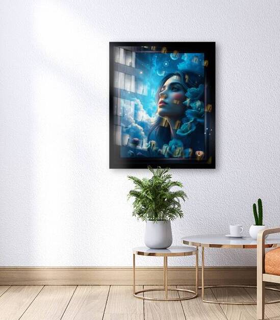 Lyra Aurelia Cosmic Dreamlike Portrait Of Celestial Wonder Captivating AI Concept Art by Xzendor7 by xzendor7