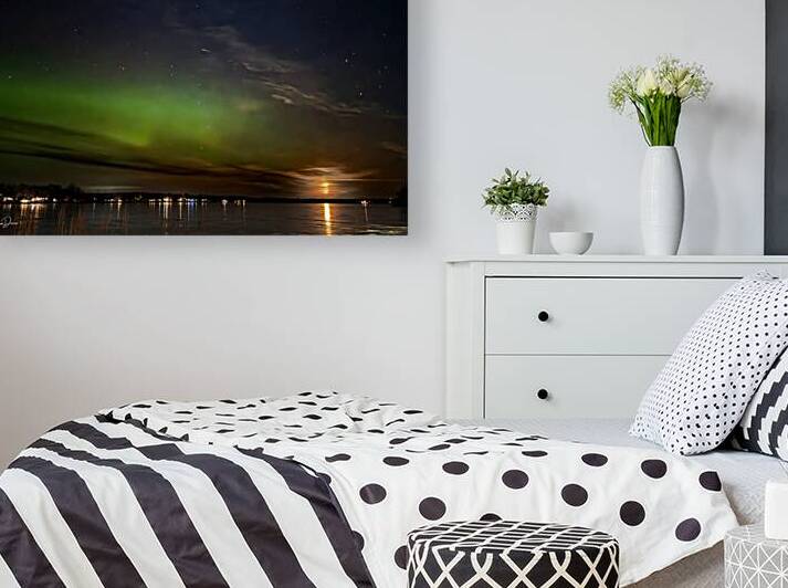 Wyoming Lake Moonrise   Lisa Drew by Lisa Drew