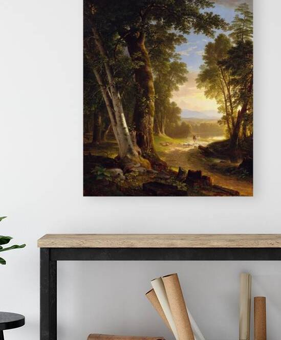 The Beeches [1845] by Asher Brown Durand [1796–1886] by MyCozyFineArt