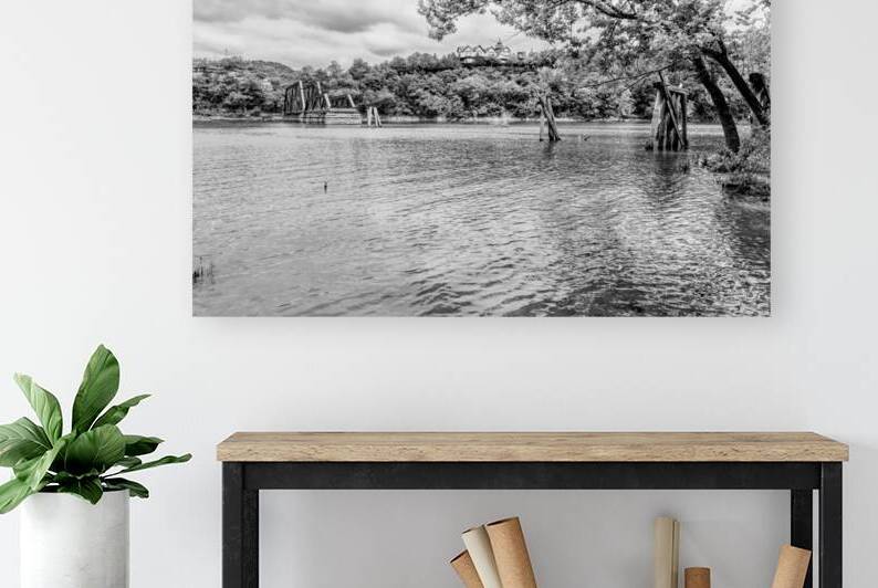 Beaver Arkansas Bridge Remains Grayscale by Jennifer White