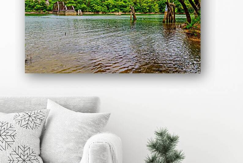 Beaver Arkansas Bridge Remains by Jennifer White