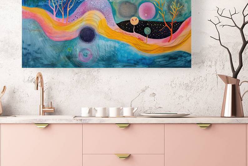 Celestial River Flows Y89H7N 57 by Abstract Rebellion