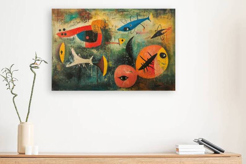 Celestial Fish Dance 7P3H9N 55 by Abstract Rebellion