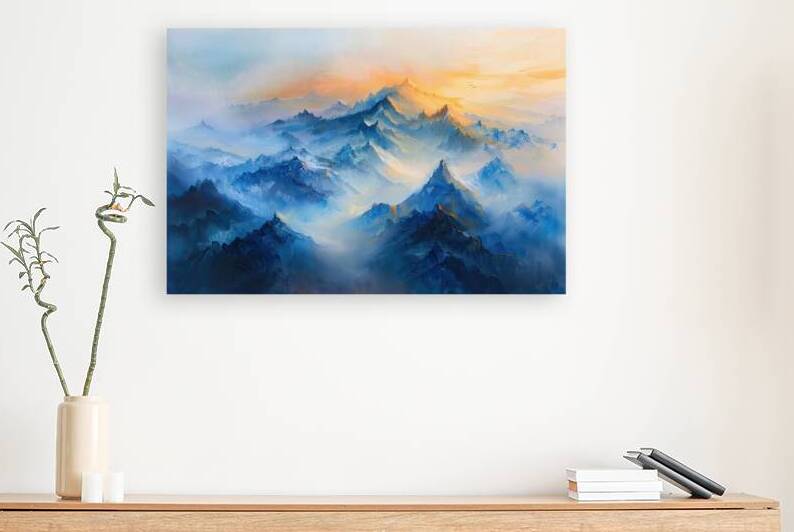 Celestial Summit Glow H2N9P2 55 by Abstract Rebellion