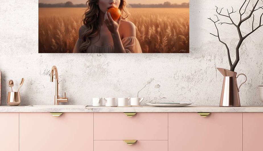 JEUNE FEMME POMME by INKWELL