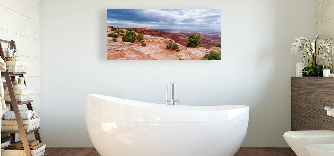 Near Edge Of Buck Canyon Pano by Jennifer White