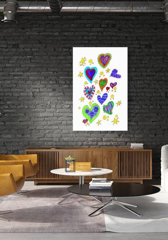 Abstract Hearts and Stars by Catriona Roberts Nature Photography and Designs