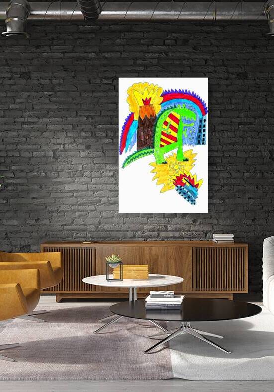 Abstract Dinosaur Romp by Catriona Roberts Nature Photography and Designs