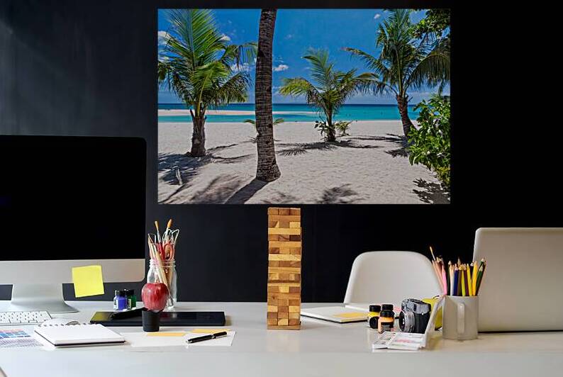 Tropical Vacation View by Bo Insogna