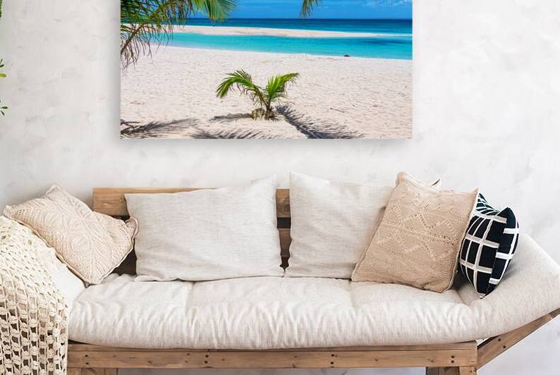 Tropical White Sand Beaches Vacation View by Bo Insogna