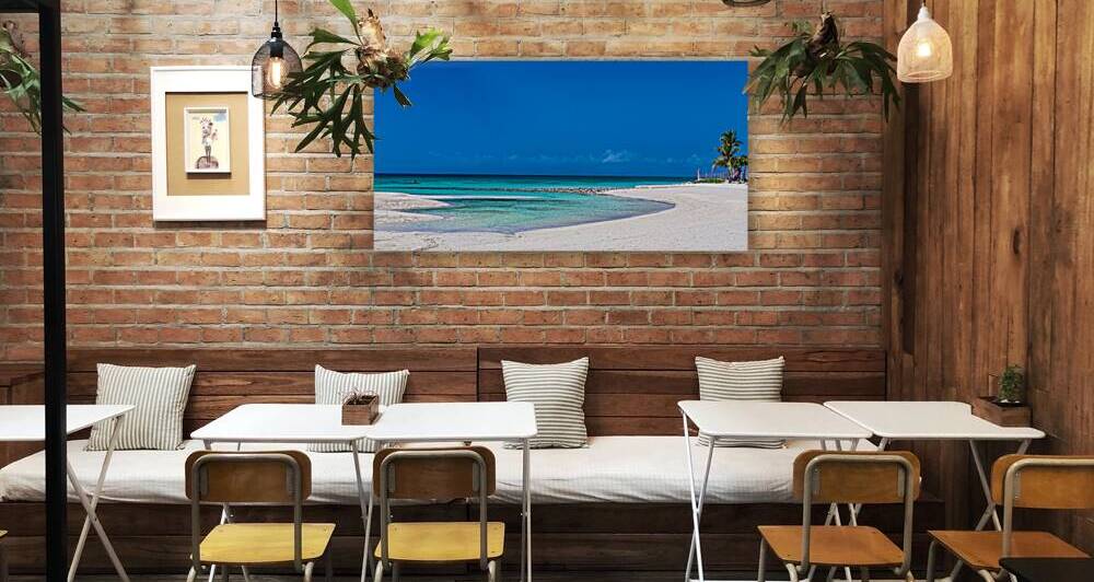 White Sand Blue Lagoon by Bo Insogna