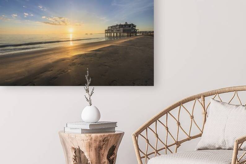 Follonica beach at sunset by Stefano Orazzini