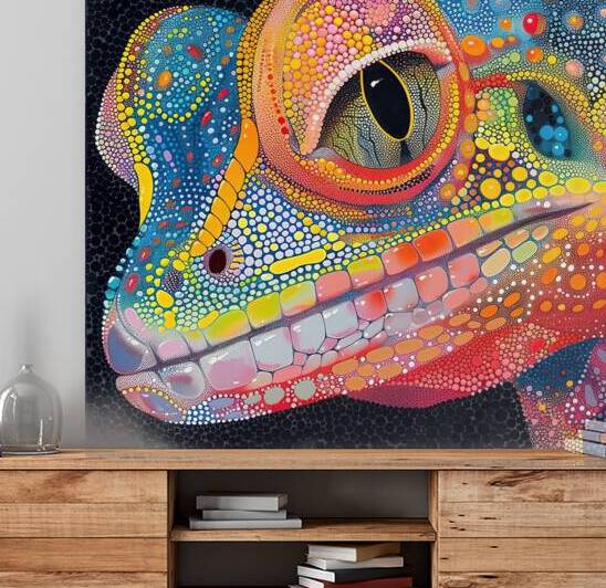Chromatic Reptilian Gaze 9P2N8J 65 by Abstract Rebellion
