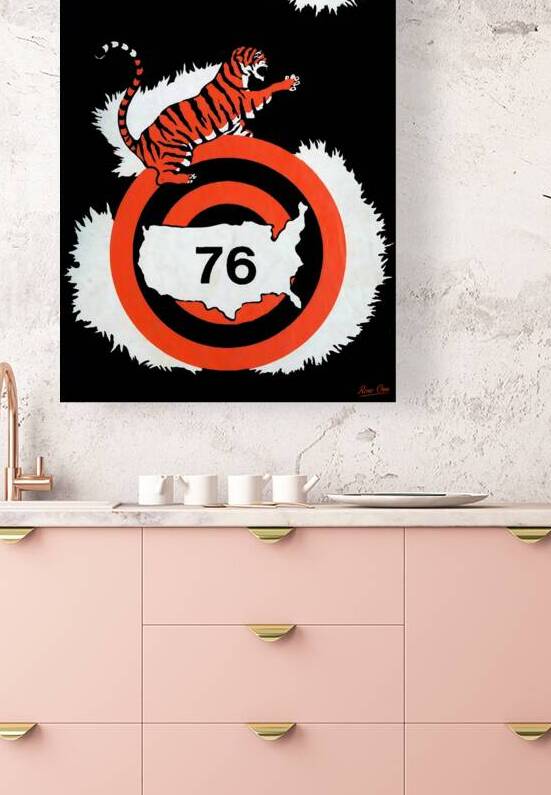 1976 Tiger Art by Row One Brand