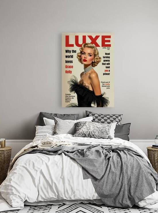 Grace Kelly Cover Art Print by Tricky Rabbit Art