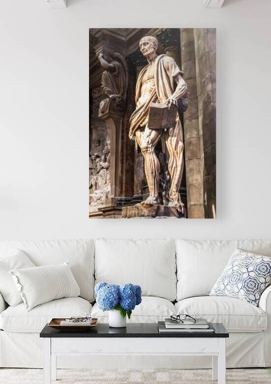 Statue of Saint Bartholomew flayed   San Bartolomeo Scorticato   by Paolo Modena