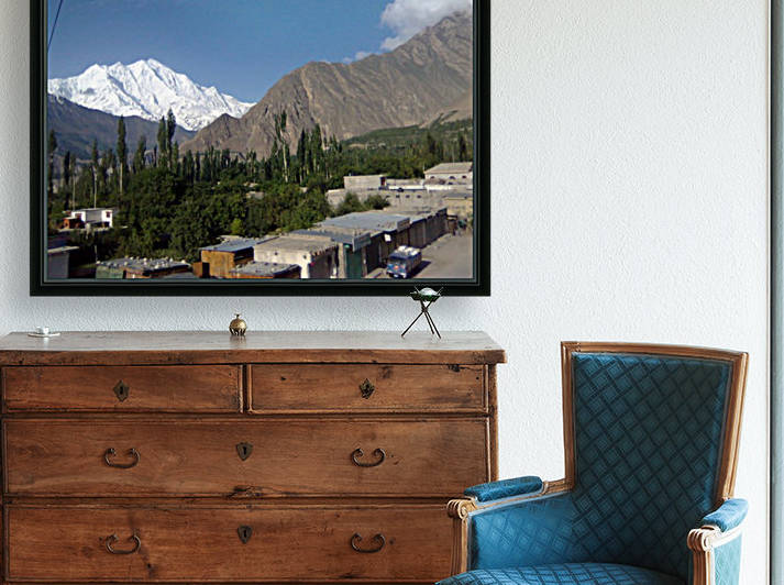 Rakaposhi Peak view from Aliabad Gilgit Baltistan Pakistan by Hafiz Muhammed Usman