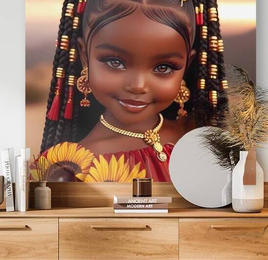 Royal Charm The Essence of Innocence and Grace by Golden Touch Prints