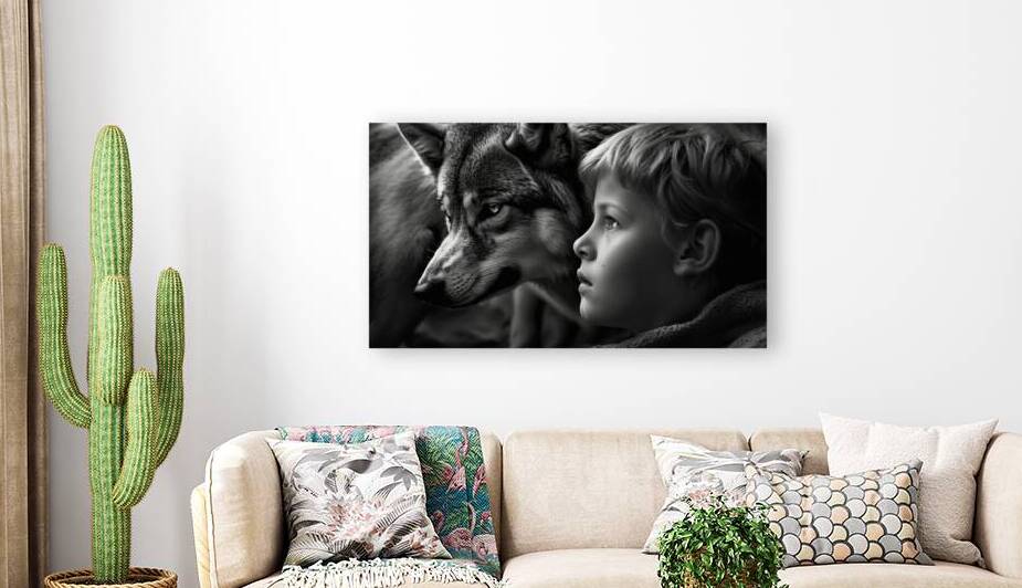 Wolf as the Protector by The Mabazza Foundation 