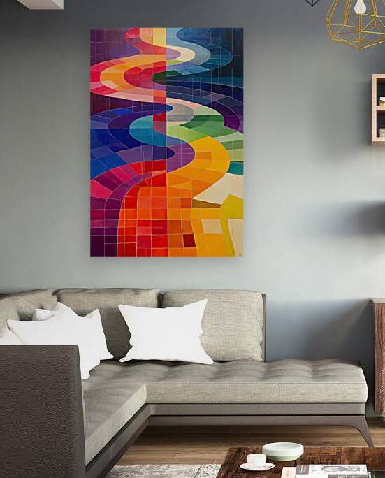 Chromatic River Flows Y7H9N2 64 by Abstract Rebellion