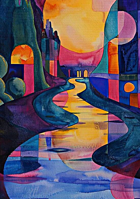 Chromatic River Passage Y92H7N 60 by Abstract Rebellion