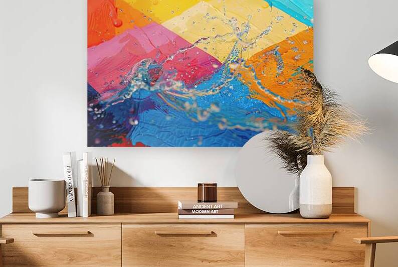 Chromatic Splash H9P4N2 45 by Abstract Rebellion