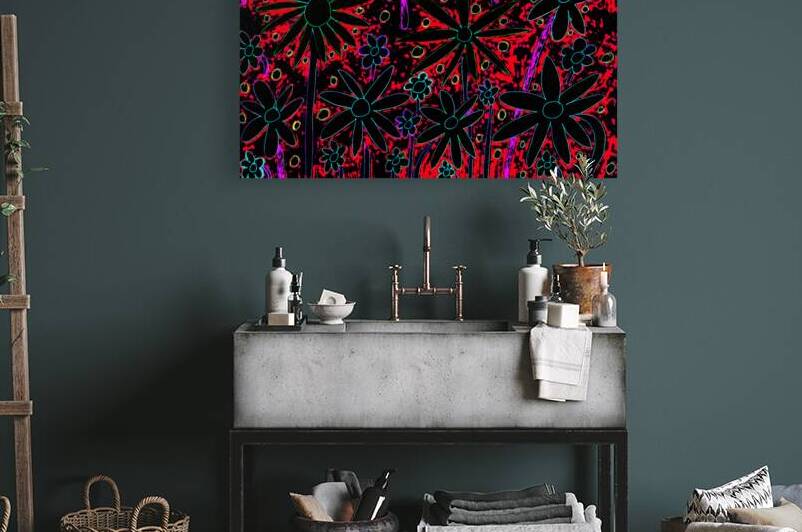 Abstract Lively Blossoms by Catriona Roberts Nature Photography and Designs