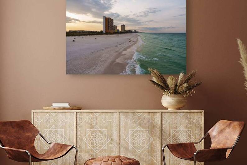 Sunrise Above Panama City Beach Coastline by Jennifer White