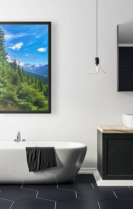 Sunny Summer Day in the Cascade Mountains by Row One Brand