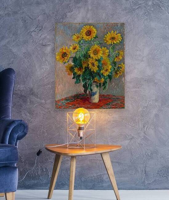 Bouquet of Sunflowers [1881] by Claude Monet [1840–1926] by FlowerPrints