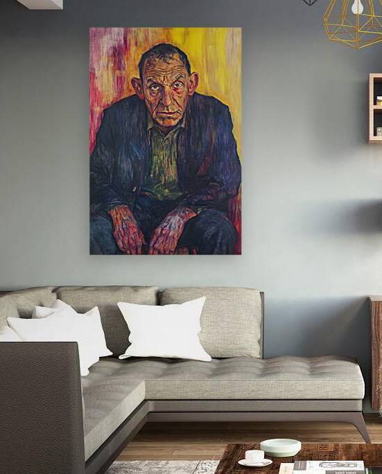 Claude Seated Portrait Y39K8D 62 by Abstract Rebellion