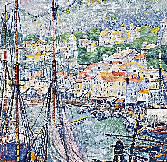 Coastal Harbor Scene 2P9H7N 64 by Abstract Rebellion