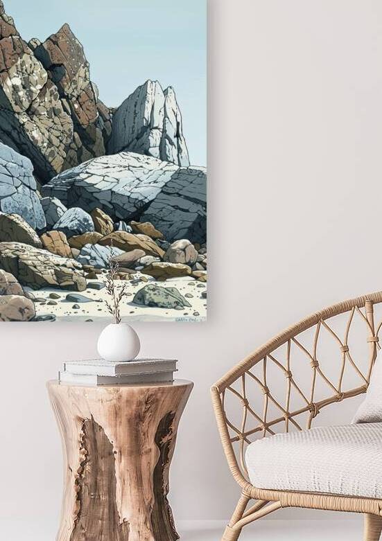 Coastal Rock Formations Z92HNP 45 by Abstract Rebellion