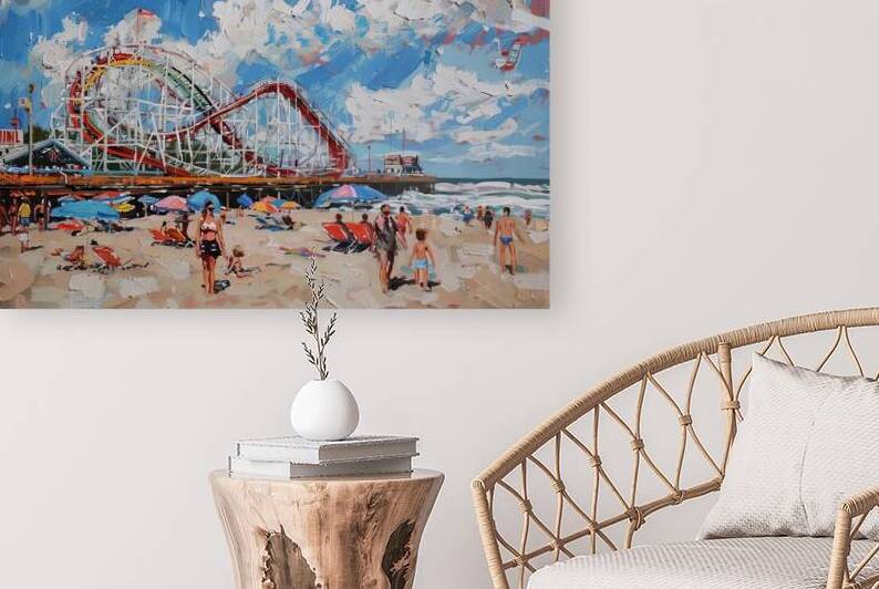 Coastal Rollercoaster Dreams 7294HB 48 by Abstract Rebellion