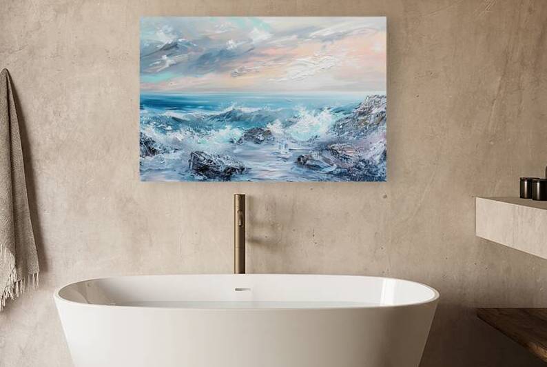 Coastal Symphony At Dawn Y9H7N2 48 by Abstract Rebellion