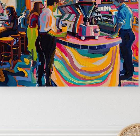 Coffee Shop Vibes 2P3H9N 60 by Abstract Rebellion