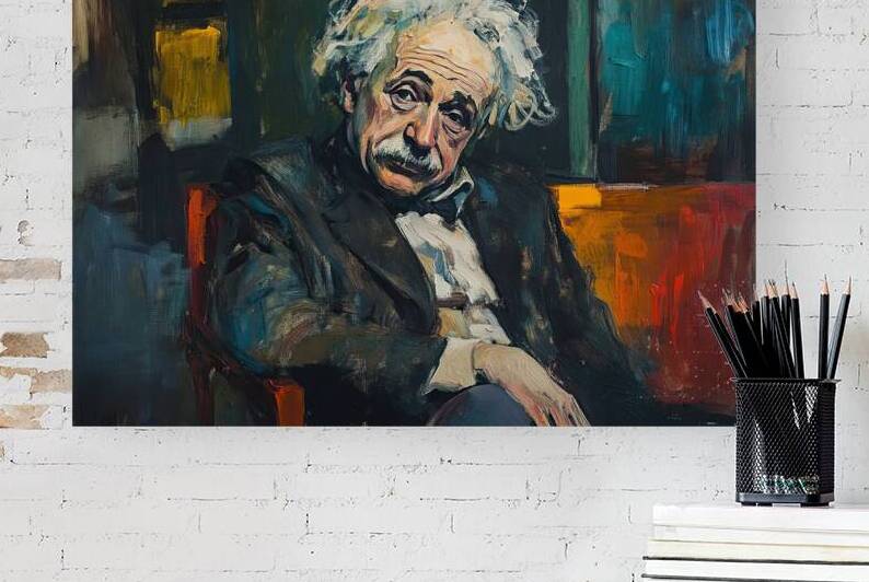 Contemplation Einstein N92H3J 52 by Abstract Rebellion