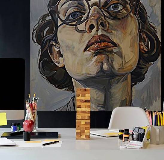 Contemplative Gaze 12345H 45 by Abstract Rebellion