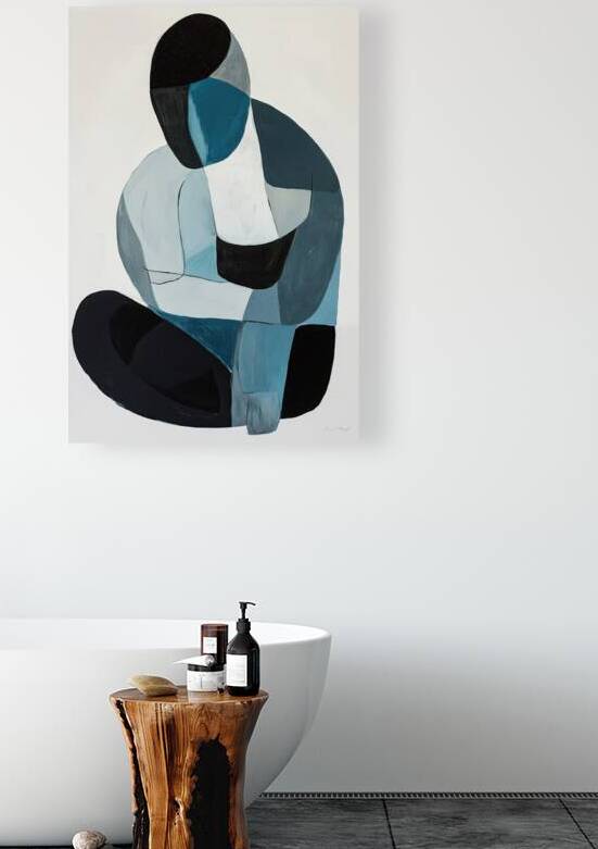 Contemplative Blues 48H9Z2 45 by Abstract Rebellion