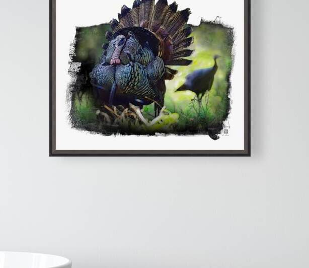 Turkey and Hen  by Kenneth Laird Studios