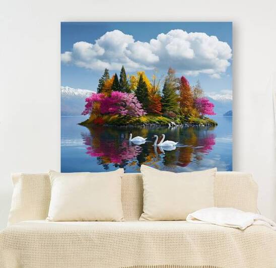 Fantasy Island Retreat - A Serene Paradise of Nature by Muservap 