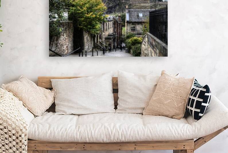 Edinburgh Castle from The Venel by Kevin MacTavish