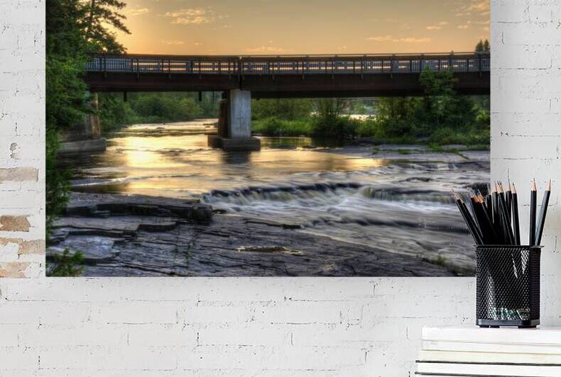 Kakabeka Falls Bridge by Kevin MacTavish