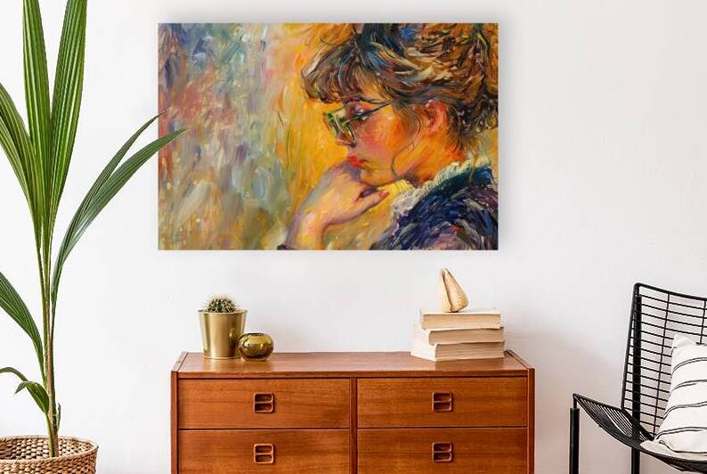 Contemplative Gaze H92N3Z 52 by Abstract Rebellion